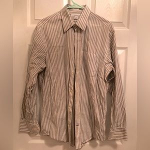 Banana Republic Classic Fit Casual Dress Striped Button Up Shirt - sz M